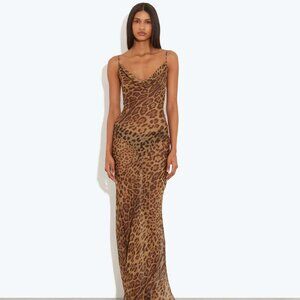 $270 NWT Rat and Boa Dress | Valentina Dress | XS | Cheetah print Beach Cover Up